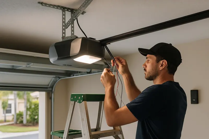 Off Track Door Repair in Saint Petersburg